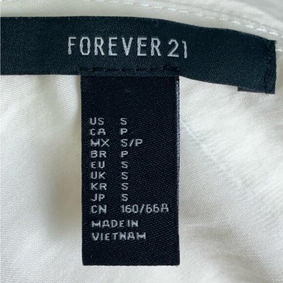 Forever 21 One-Shoulder White Ruffle Bodysuit - Picture 4 of 7